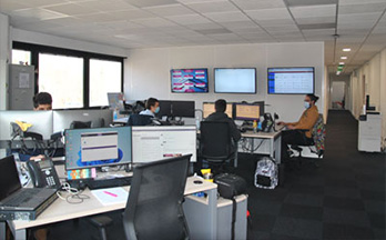 Delivery Control Room à l'agence de Chambéry 