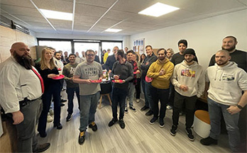 La Chandeleur avec les collaborateurs des agences d'Annecy, Chambéry et Grenoble
