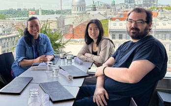 After work Sully Canada with Jing and Judicaël during F1 week in Montreal